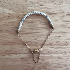 White Marble Kris Nations Bracelet